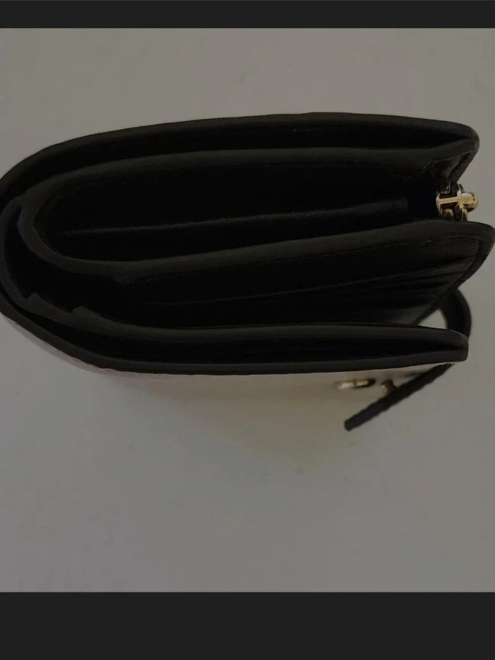 Kate spade Staci Colorblock Small Zip Around Wallet Warm Beige Black